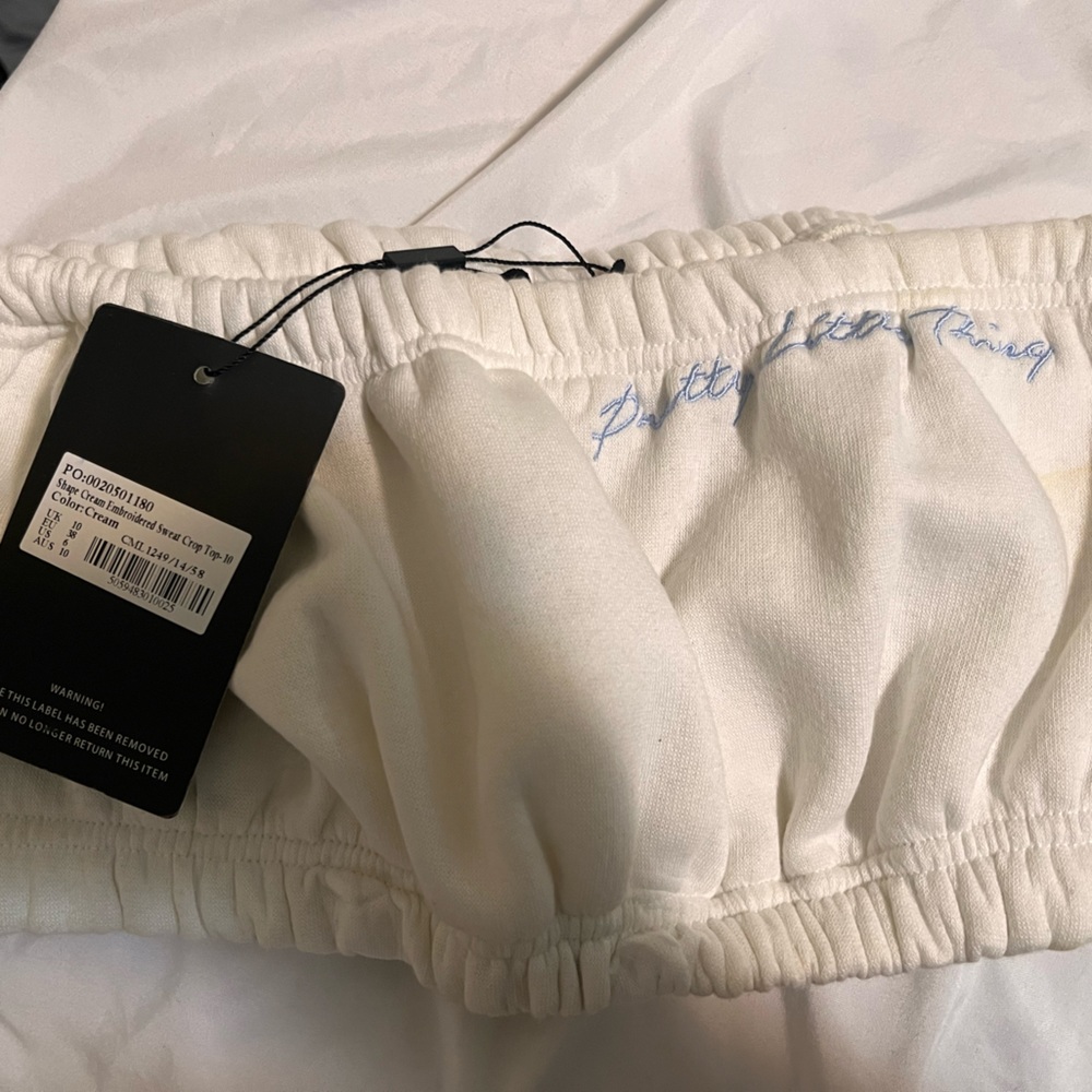 Pretty little things cropped shirt